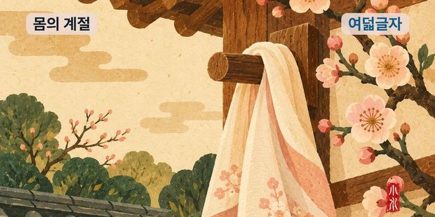 여덟글자 «내 몸이 타고난 계절» 카드 그림